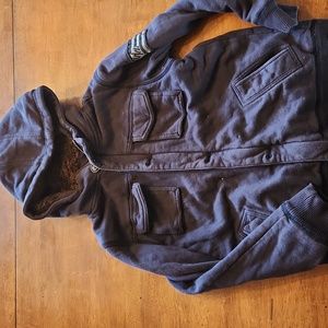 77 kids by American Eagle hooded sweatshirt